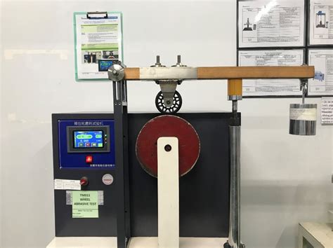 Rotating Wheel Abrasive Wear Testing 